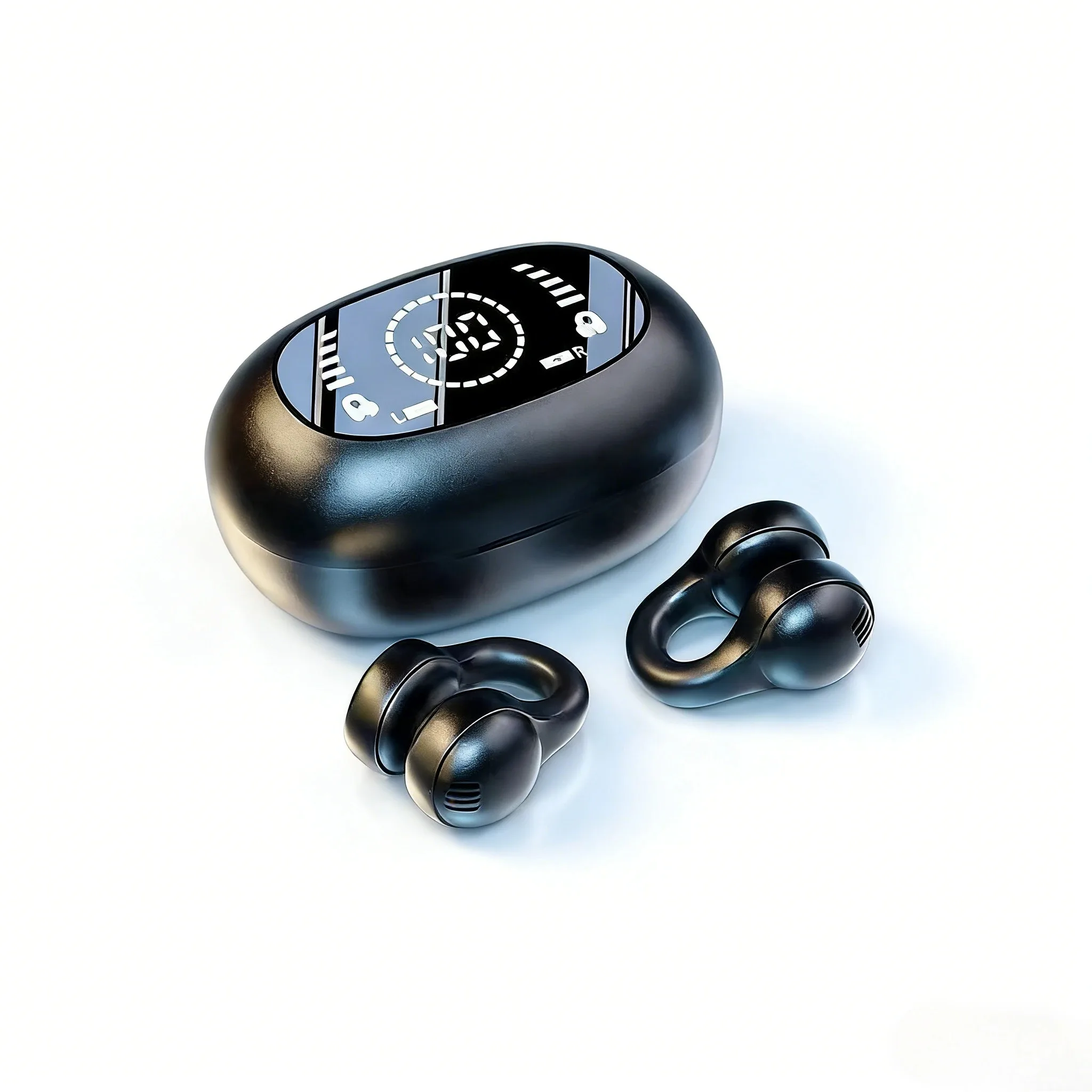 Ows Ear Clip Wireless Bluetooth 5.4 Headphones with Noise Re