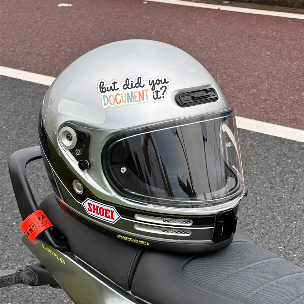 10 pezzi "But Did You Document It" adesivo colorato decalcomania in vinile per divertimento motivazionale arredamento per ufficio laptop bottiglie d'acqua e raccoglitori