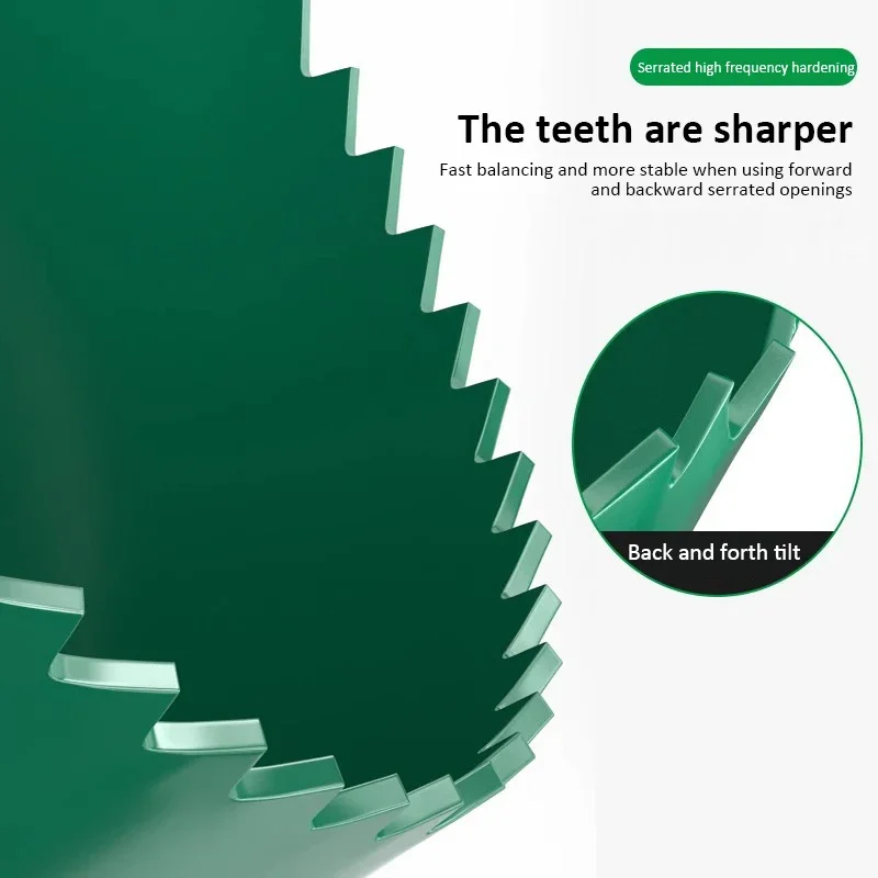 Hole Saw Set Saw Cup Wood Crown Drill Bit For Gypsum Board Wood PVC Plastic Density Board Metal Woodworking Tools