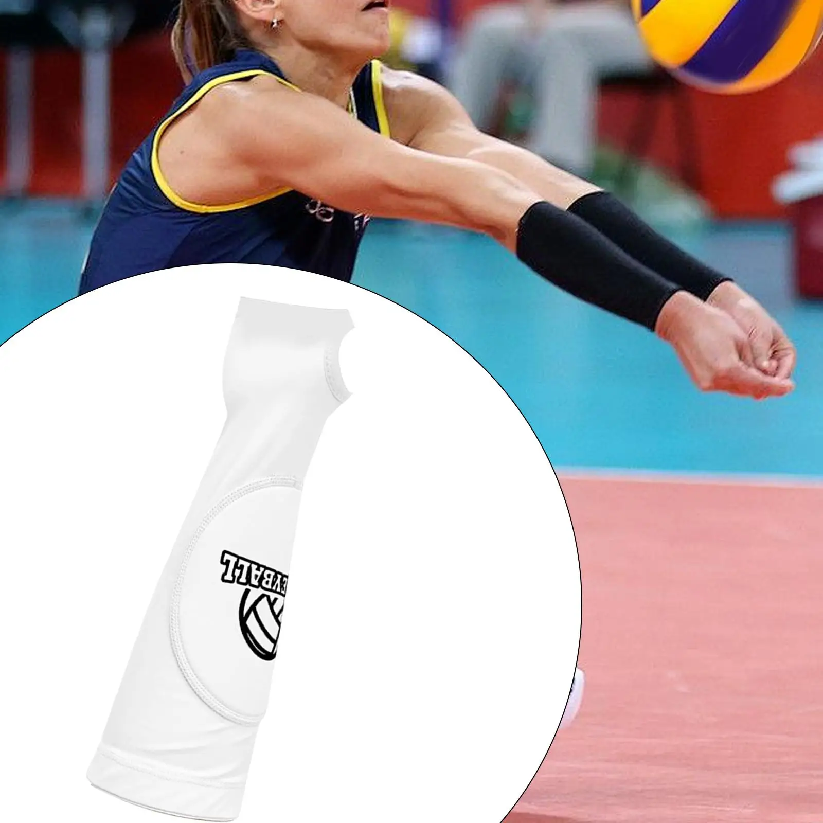 2Pcs Volleyball Arm Sleeve Gloves Baseball Armcuff Arm Sleeve Training Sleeve