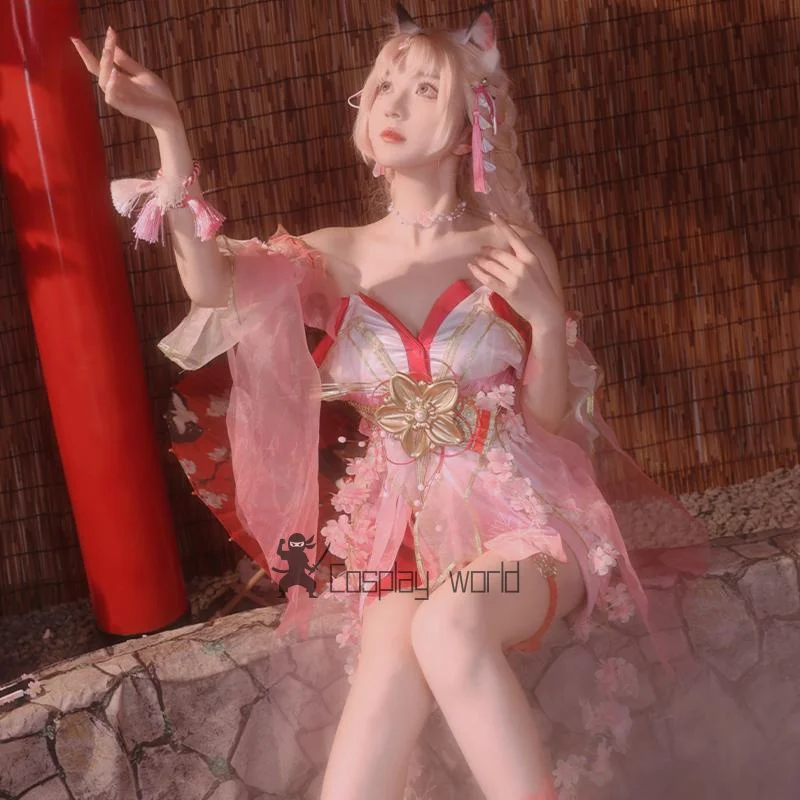 Новая игра Kurimi, женский карнавальный костюм Naraka: Bladepoint, униформа, сексуальное легкое марлевое платье, карнавальный костюм на Хэллоуин