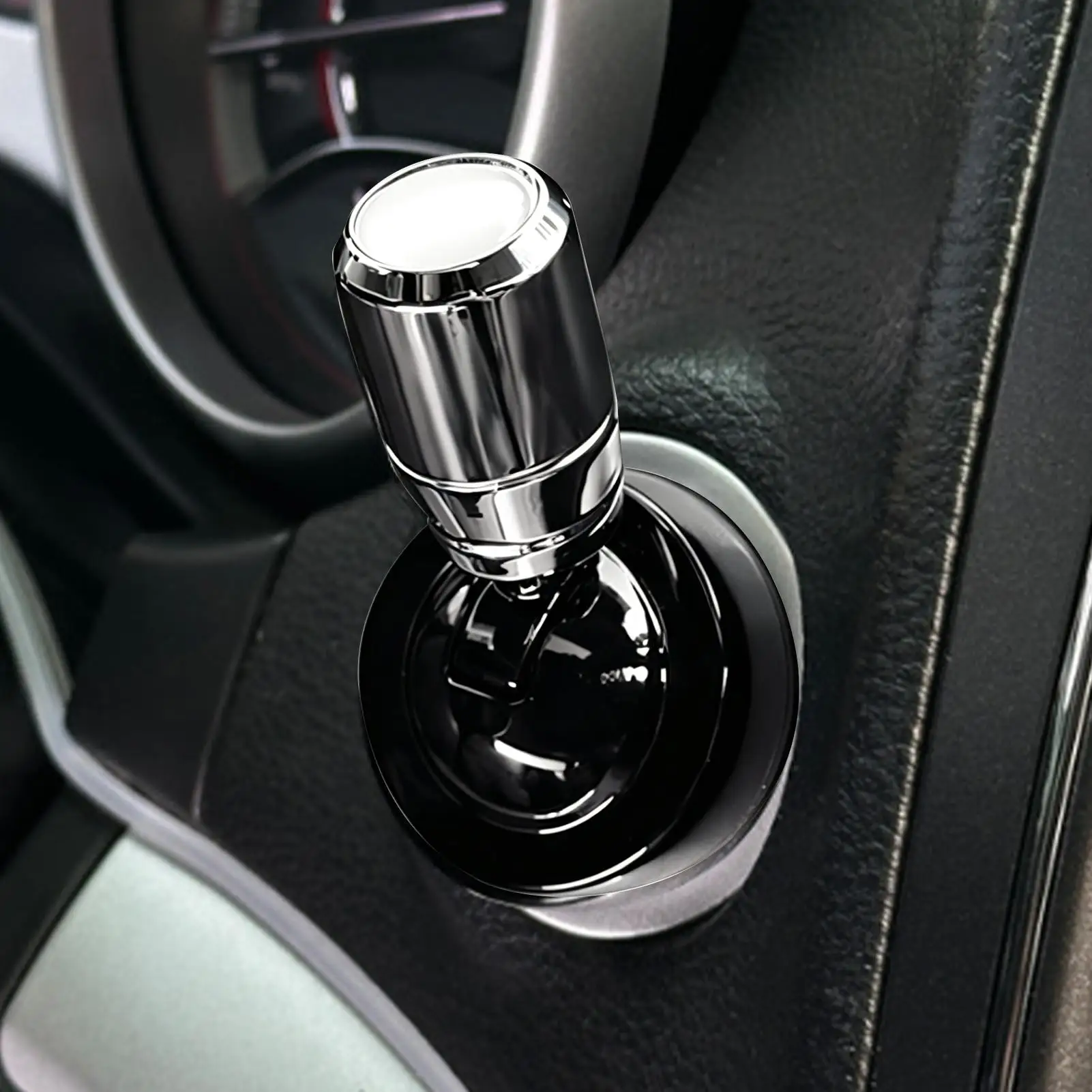 Push Start Button Cover Metal Decorative Ignition Sticker Adhesive Joystick for Truck Vehicle Automotive Tractor Car Accessory view 4