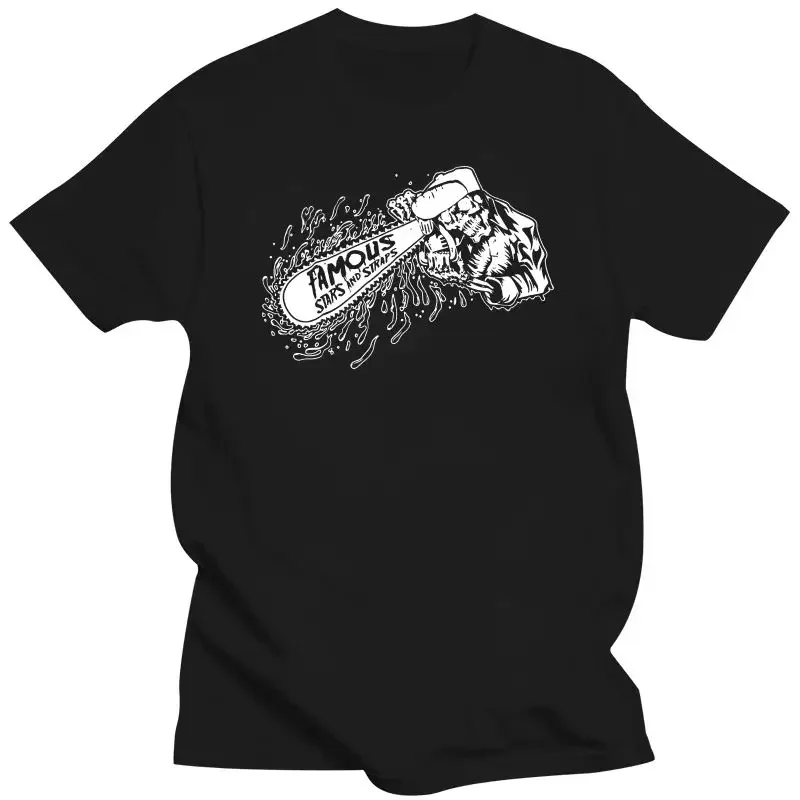 

Short Sleeve O-Neck Cotton T Shirt 2024 (1 SIDED) FAMOUS Stars And Straps Chainsaw SUICIDAL TENDENCIES Style T-Shirt oversized
