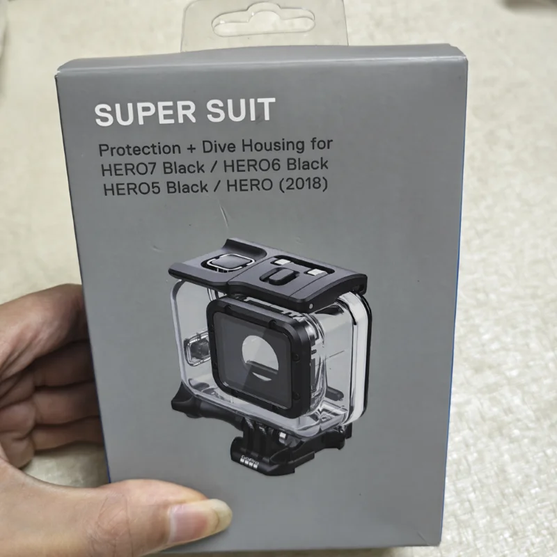 Accesorios para Cámara, Carcasa/Caja Impermeable, Marco de Protección, Carcasa de Buceo para Gopro Hero 5 6 7 Black, Funda Original para Cámara