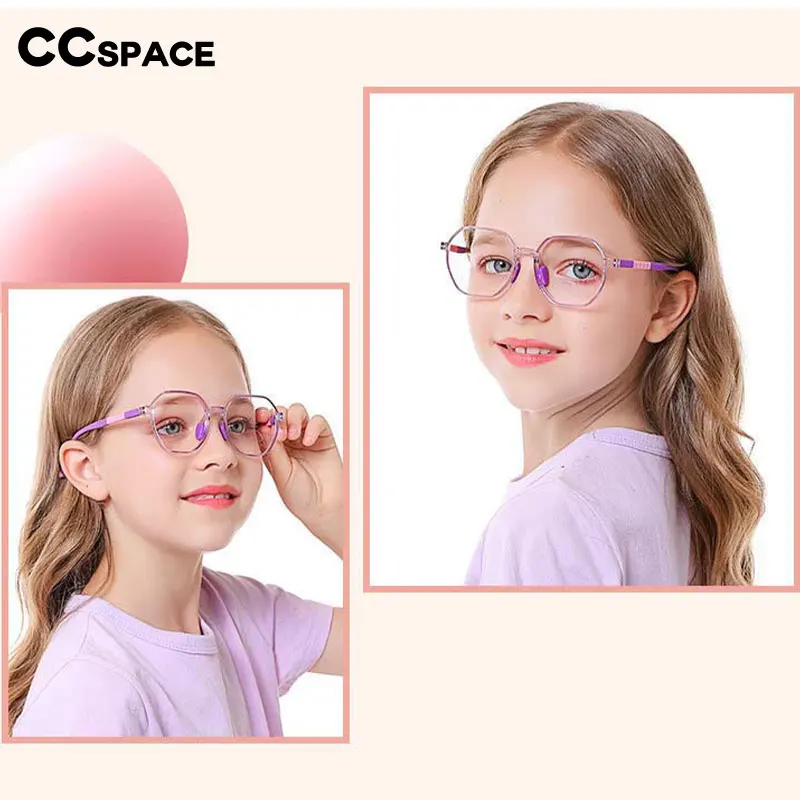 Children's Eyeglass Frames Anti-Blue Light Glasses Soft Silicone Glasses Pmedical Glasses For Children Optical Glasses 54667