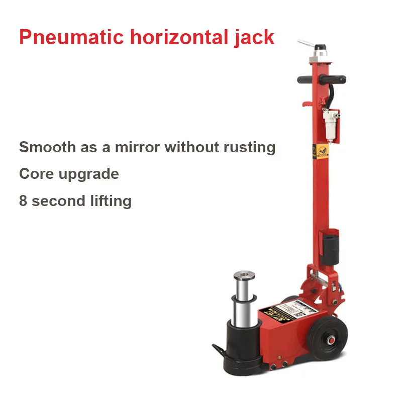 

Horizontal Pneumatic Jack 30T Air Lift Heavy Truck Single/Double Folding Lever Overpressure Protection Auto Repair Tool