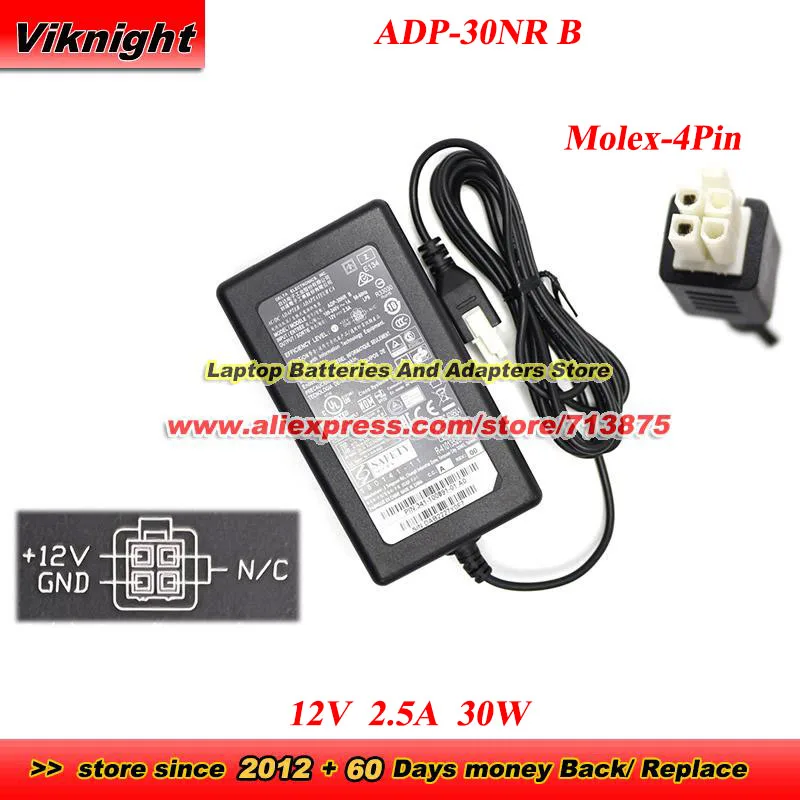 ADP-30NR B AC Adapter 12V 2.5A 30W 341-100891-01 Molex 4Pin for CISCO ISR1100-4G ISR1100-6G C1101-4P C926-4P C1111-8P C927-4P