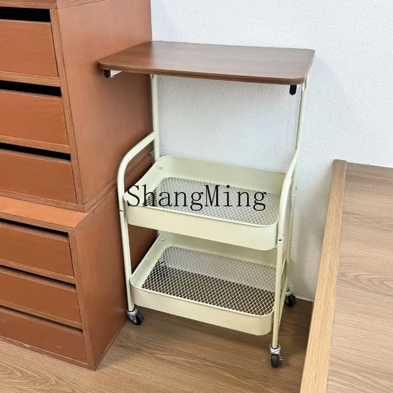 

SM removable home storage trolley sofa side multi-layer storage storage living room coffee table