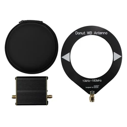 Mini Loop Antenna amplificatore ad alta impedenza 10Khz-180Mhz con convertitore a bassa impedenza per Radio Walkie Talkie SDR facile installazione