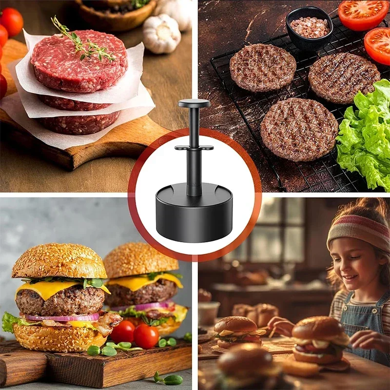 

ABS Burger Patty Maker Hamburger Steak Press for Stuffed Burgers Beef Veggie Maker Mold Perfect for Burgers Patties Cooking BBQ