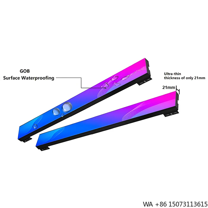 

Светодиодный ценник для розничного магазина - 600x60 мм P1.25/P1.5/P1.8, полка с высокой видимостью