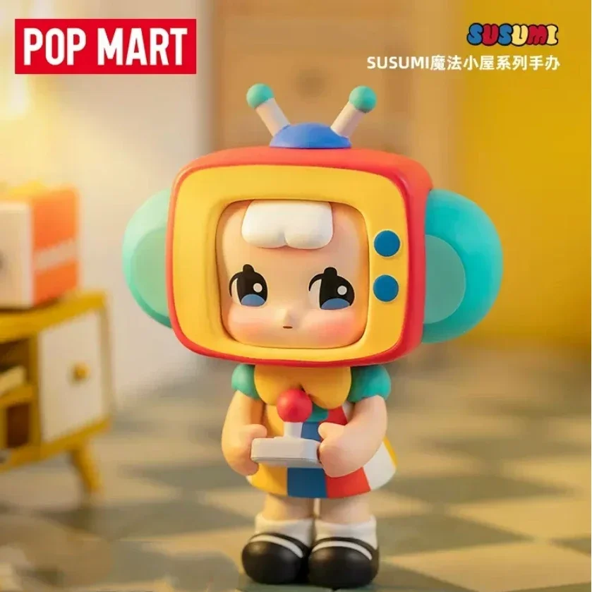 

POP MART SUSUMI MAGIC HOUSE Series Blind Box Original Surprise Action Figure Cartoon Model Mystery Box Collection Girls Gift