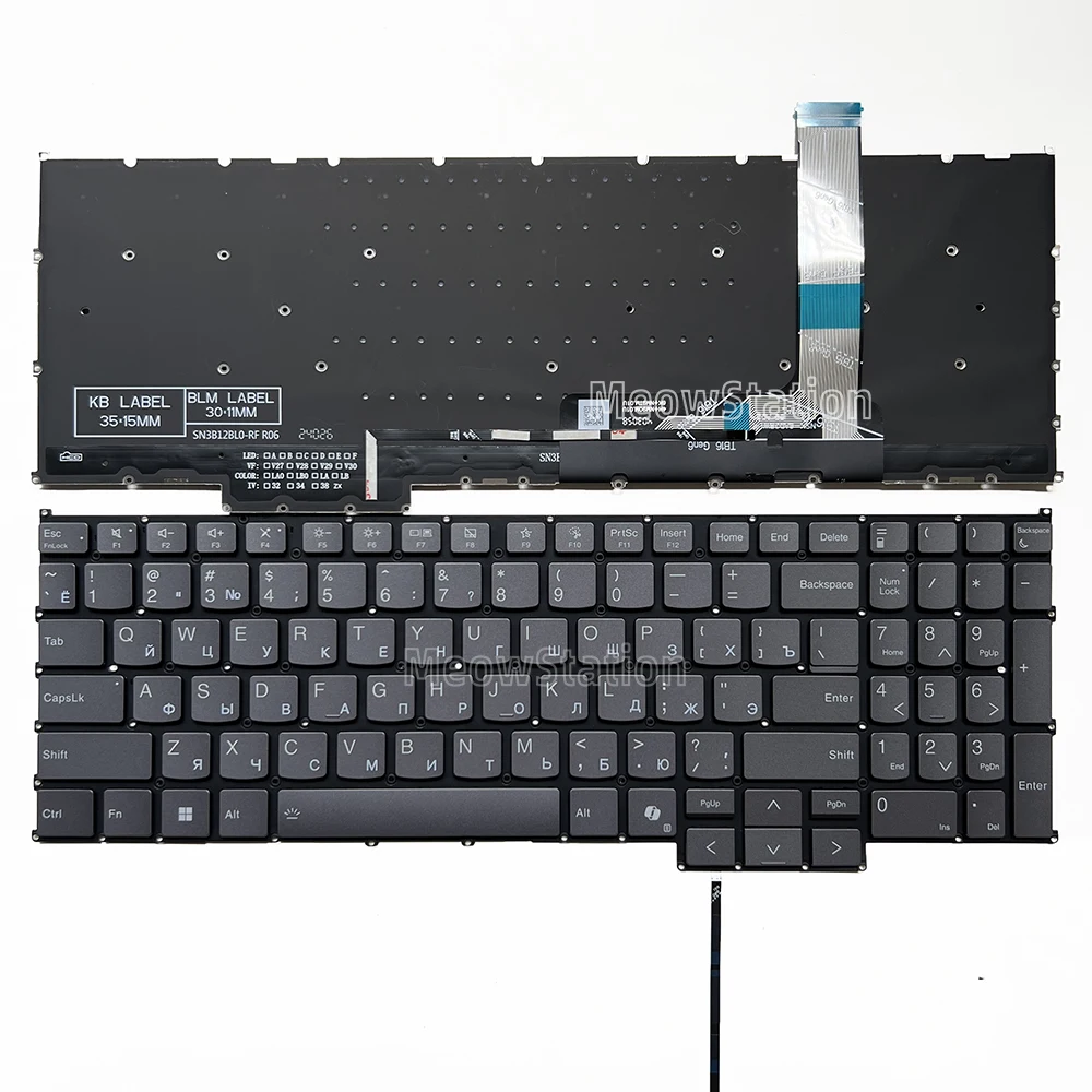 

US/Ru/Sp Backlit Keyboard For Lenovo Thinkbook 16p G5 IRX,G4 IRL IRH /16 G6+ IMH AHP,G5+ APH ARP ARO IRH /16 G7 ARP IML G6 IRL