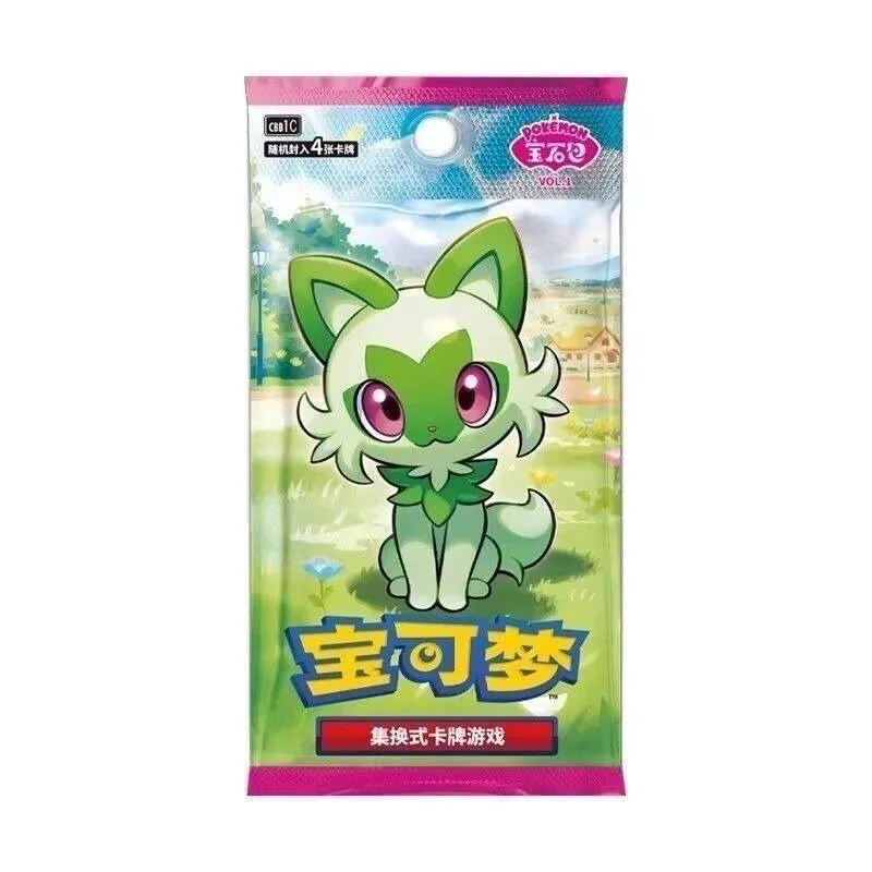 Colección Pokémon: Juego de Cartas Coleccionables, Paquete de Gemas Rubí, Carta PTCG Simplificada en Chino, Carta Genuina, Colección de Cartas Flash Preferida