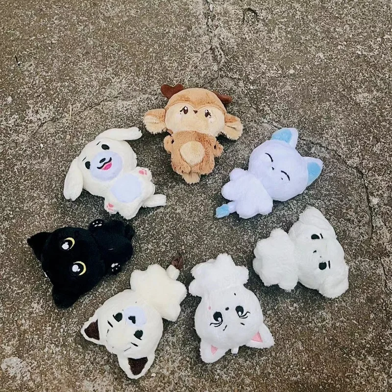 10cm Kpop Plush JUNGWON HEESEUNG JAY JAKE SUNGHOON Stuffed Toys Keyring Kawaii Cartoon Pendant Accessories Bag Fans Gift