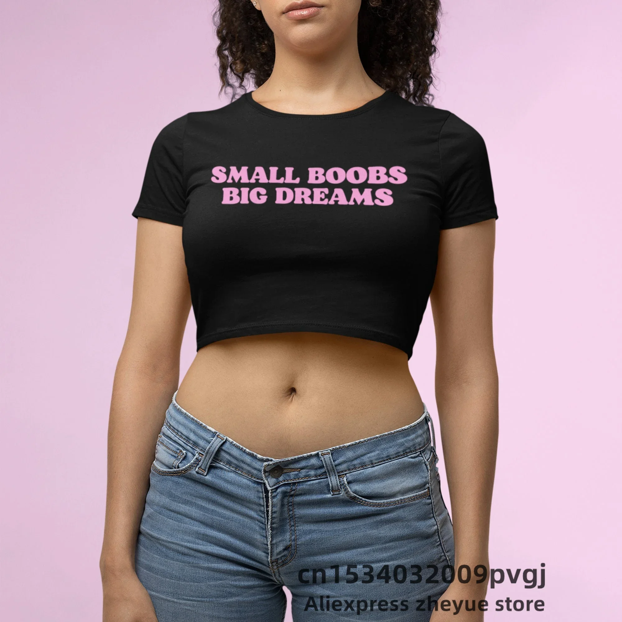

Детская футболка Y2k Small Boobs Big Dreams, персонализированная маленькая грудь Big Dream