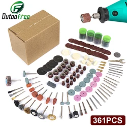 361PCS/lot Power Tools Dremel Rotary Tool Accessory Set Fits for Dremel Drill Grinding Polishing Dremel Accessories