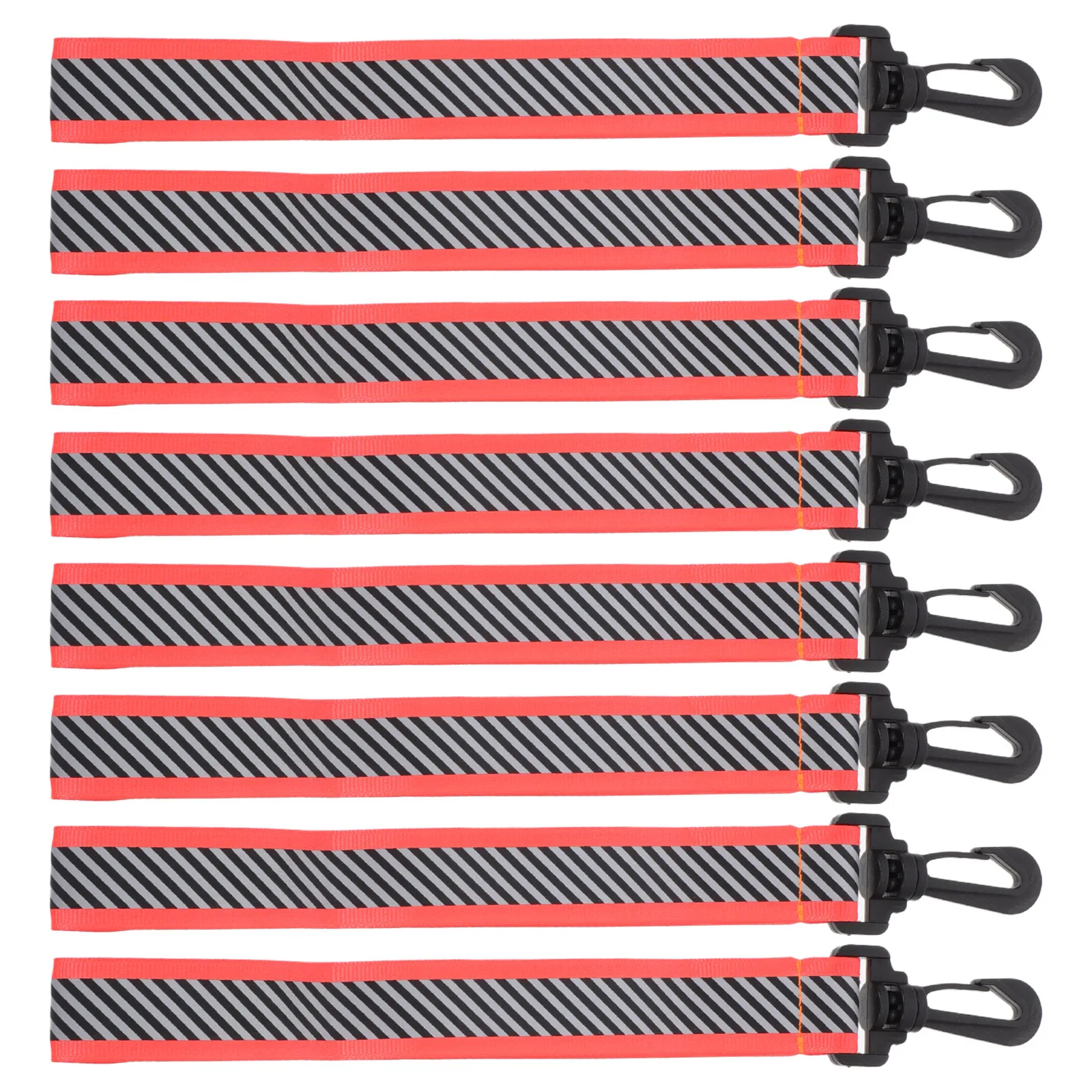 

Набор из 8 светоотражающих брелоков для ключей, двусторонние, для рюкзаков, прогулок, бега, велоспорта, активного отдыха