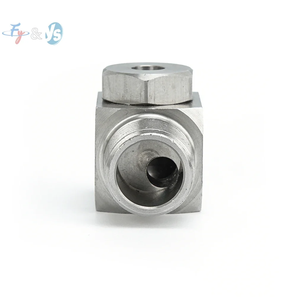 304 Stainless Steel Right-Angle Spray Nozzle–Hollow/Conical Atomizing,for Industrial Cleaning Equipment/Defoaming/Dust Control