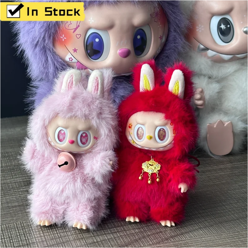 

Stock Monster Labubu Zimomo Angel Creative Change Serie слепая коробка красный синий виниловое украшение кукла-подвеска игрушка милый подарок на день рождения
