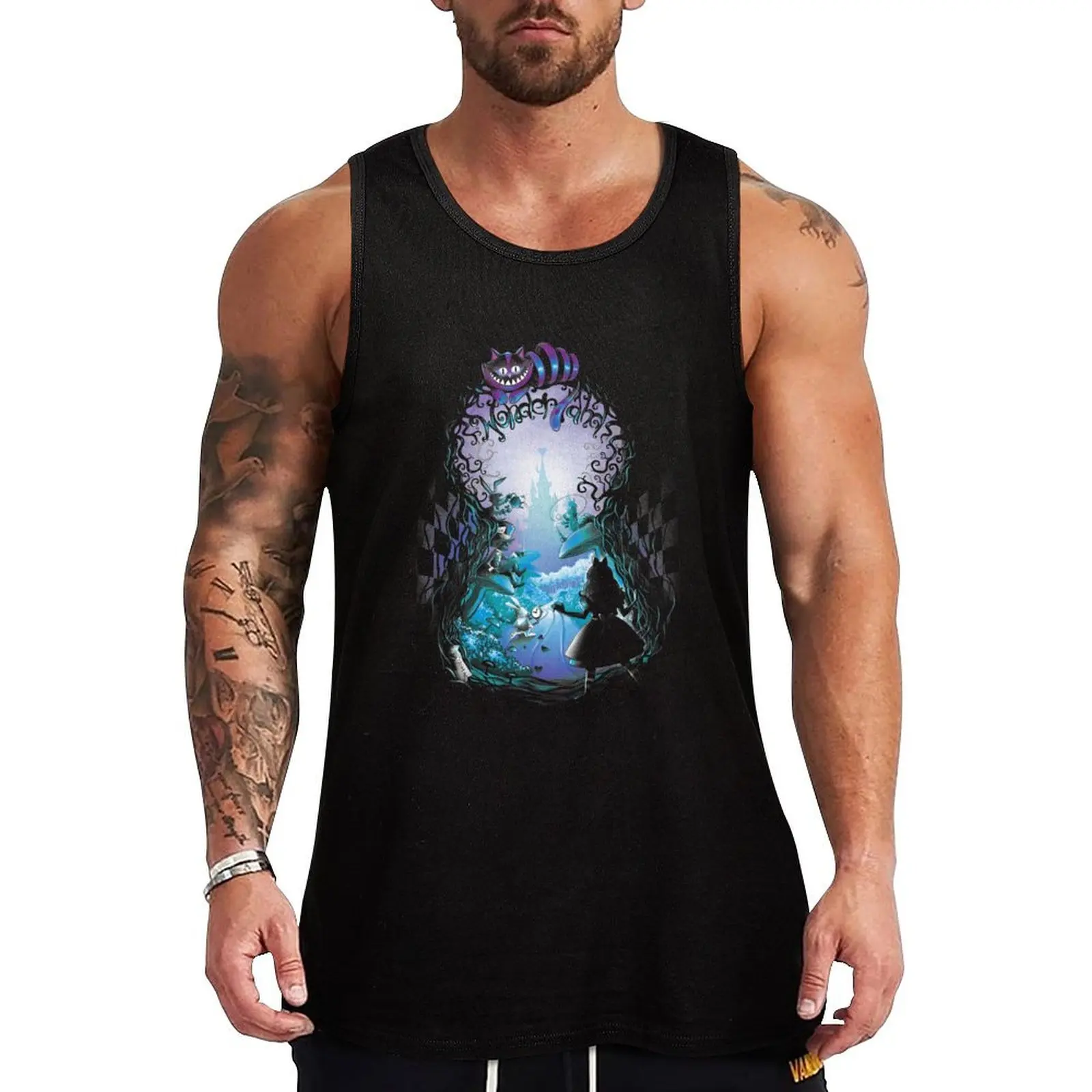 Inside a Dream Tank Top mens gym clothes running shirt underwear