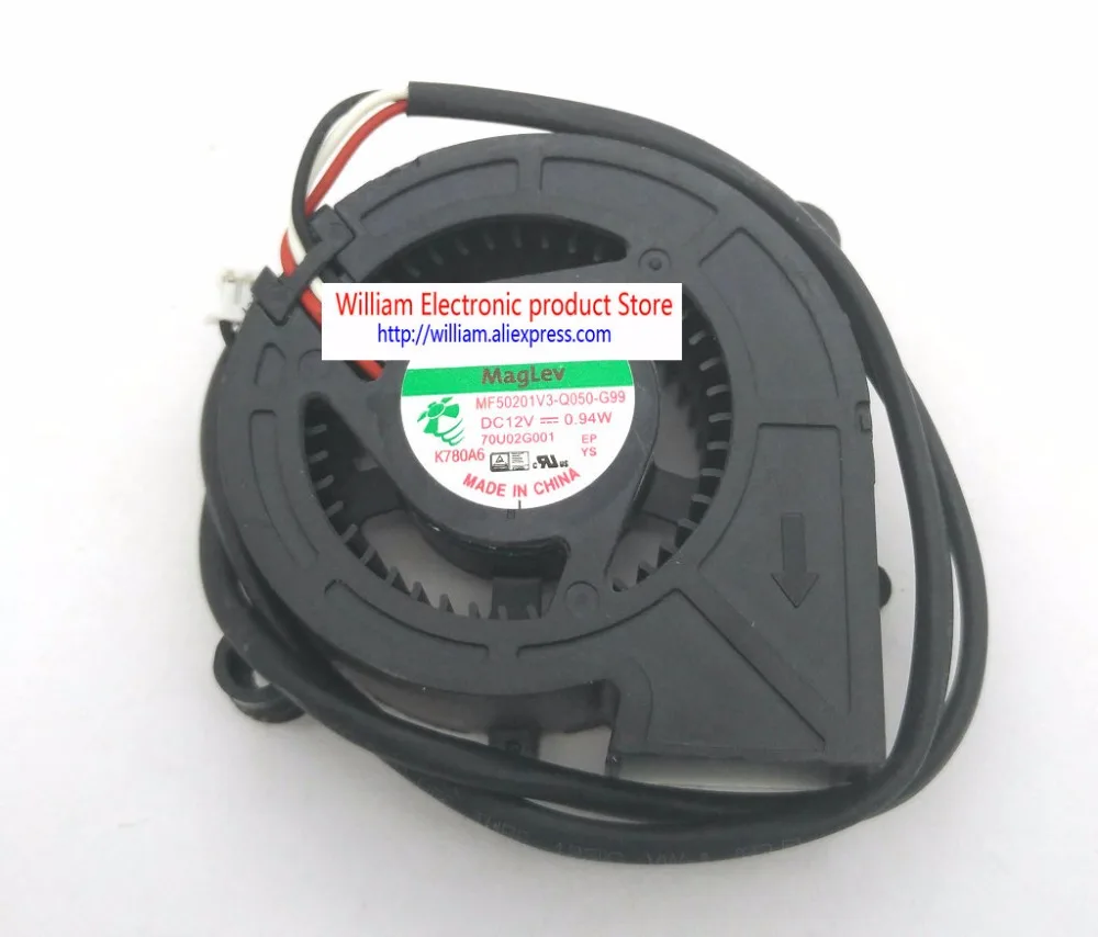 New Cooling Fan for Porjector  MF50201V3-Q050-G99 DC12V 0.94W 50*20MM 3Lines