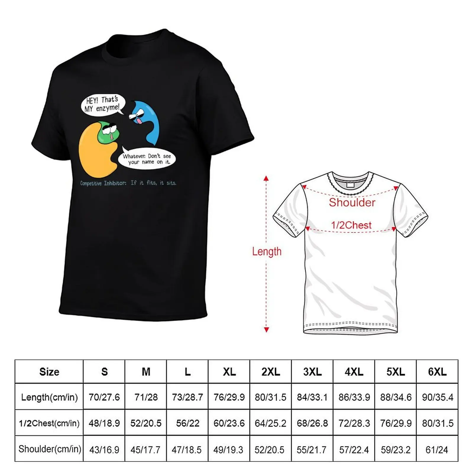 Competitive Inhibitors T-Shirt Functional Casual Short Sleeve Tee