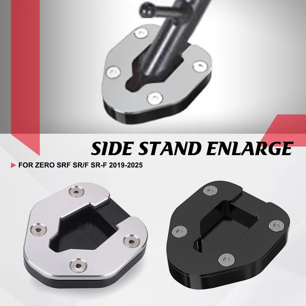 

For Zero SRF SR/F SR-F 2019 2020 2021 2022 2023 2024 2025 Motorcycle CNC Kickstand Extension Foot Side Stand Pad Support Plate