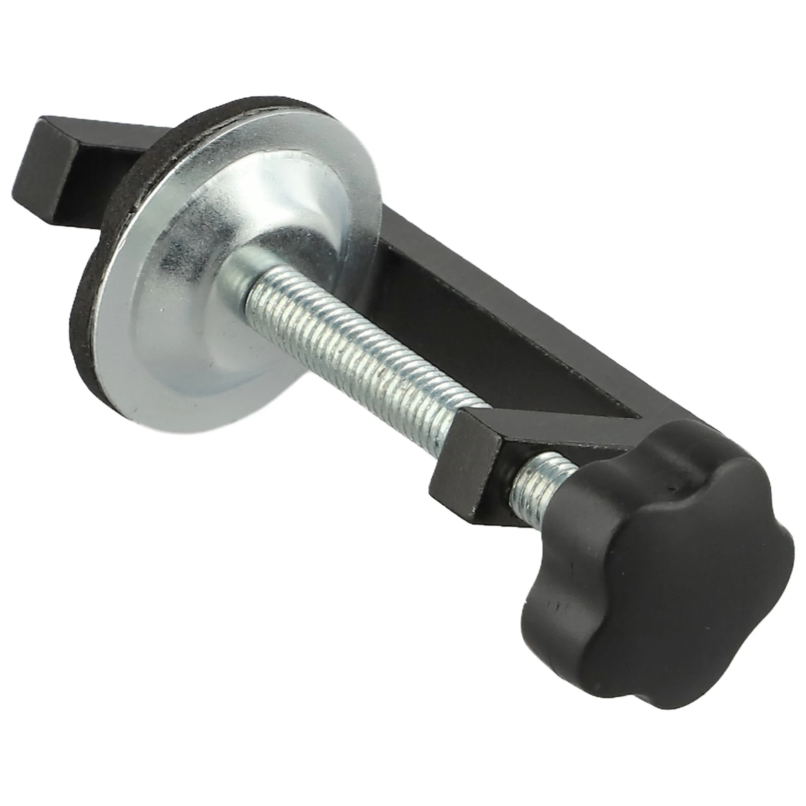 Klem sekrup meja, klem sekrup meja dapat diatur, kedalaman penjepit rakitan furnitur DIY, 10-57mm, mudah dipasang