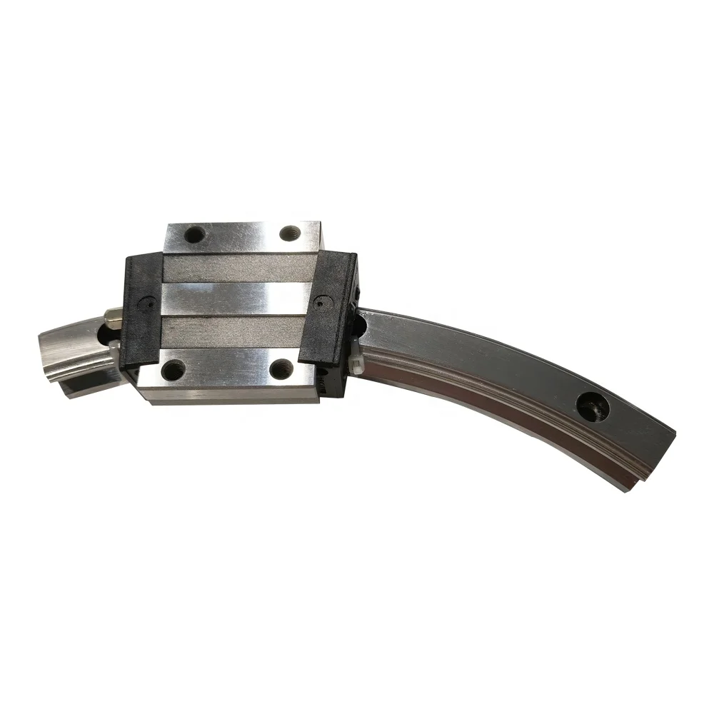 ISO Standard Linear Guide and Block HCR35 HCR45 HCR55 HCR65 Curved Linear Guide Rail Slide Track Motorized Linear Guide Block