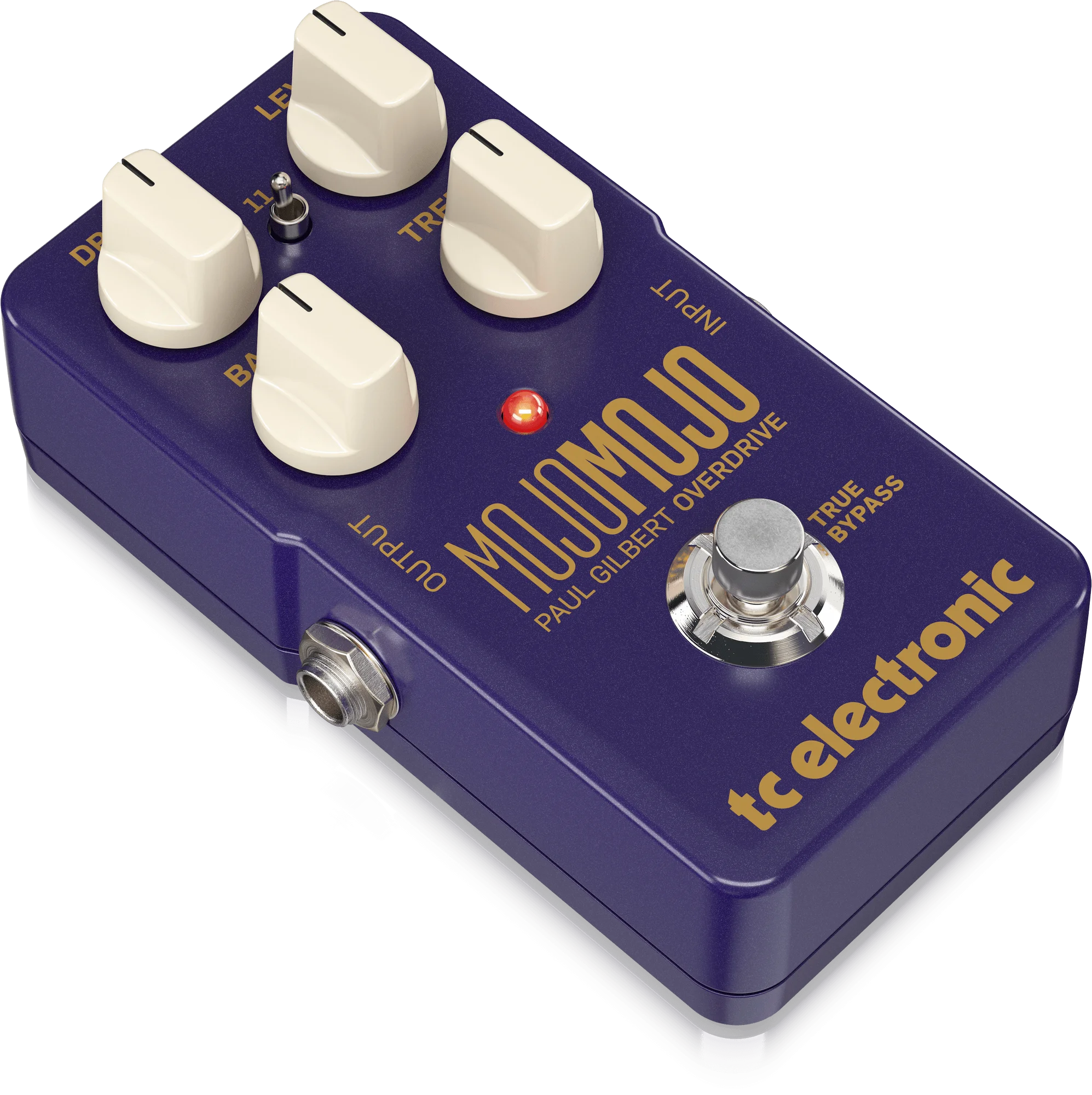 TC electronic MOJO PAUL GILBERT-EDITION Overdrive Pedal with Extra Gain Mod Switch,High-Headroom and Precise Control