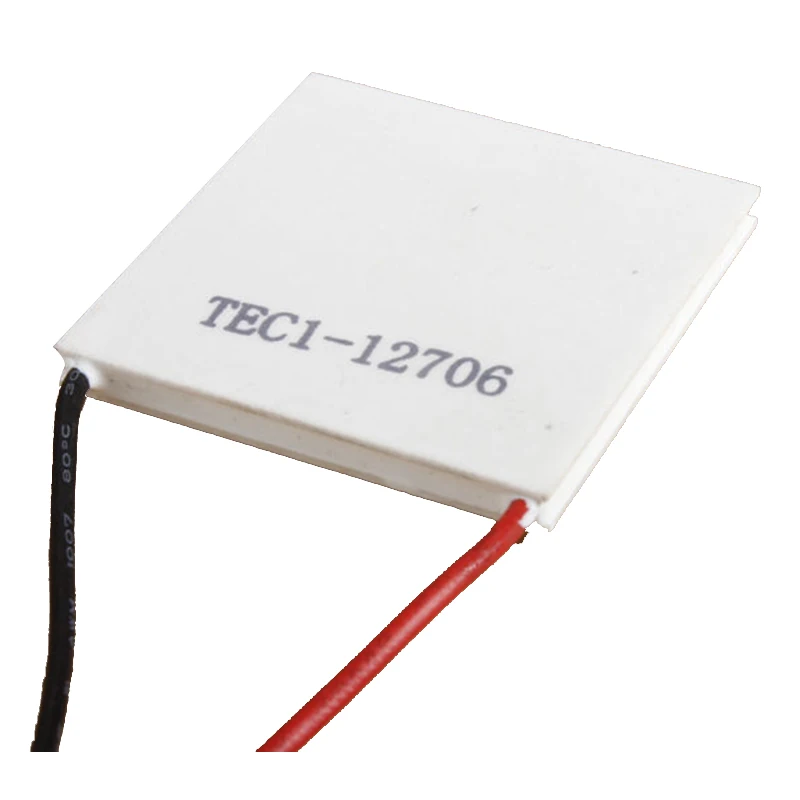 TEC1-12706 열전 냉각기 냉각 펠티에 플레이트 모듈, 40x40mm, 12V, 5.8A, 65W