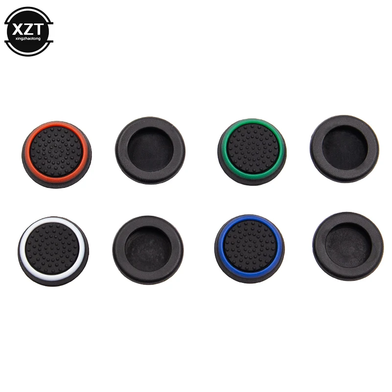 4pcs Silicone Thumb Stick Cover for Xbox 360/One PS4/PS3 PlayStation 4/3 Pro Game Controller Analog Grips Slim Thumbstick Case