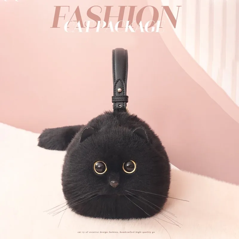 Luxury Mini Bag High Quality Female Bag Cute Cat Women\'s Leather Handbags Fashion Women\'s Bag 2023 Crossbody Shoulder Bags