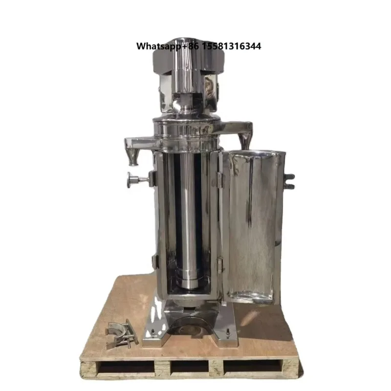 High Speed Tubular Centrifuge Separator, Stainless Steel Tubular Bowl Centrifuge for Oil Water Separation and Filtration