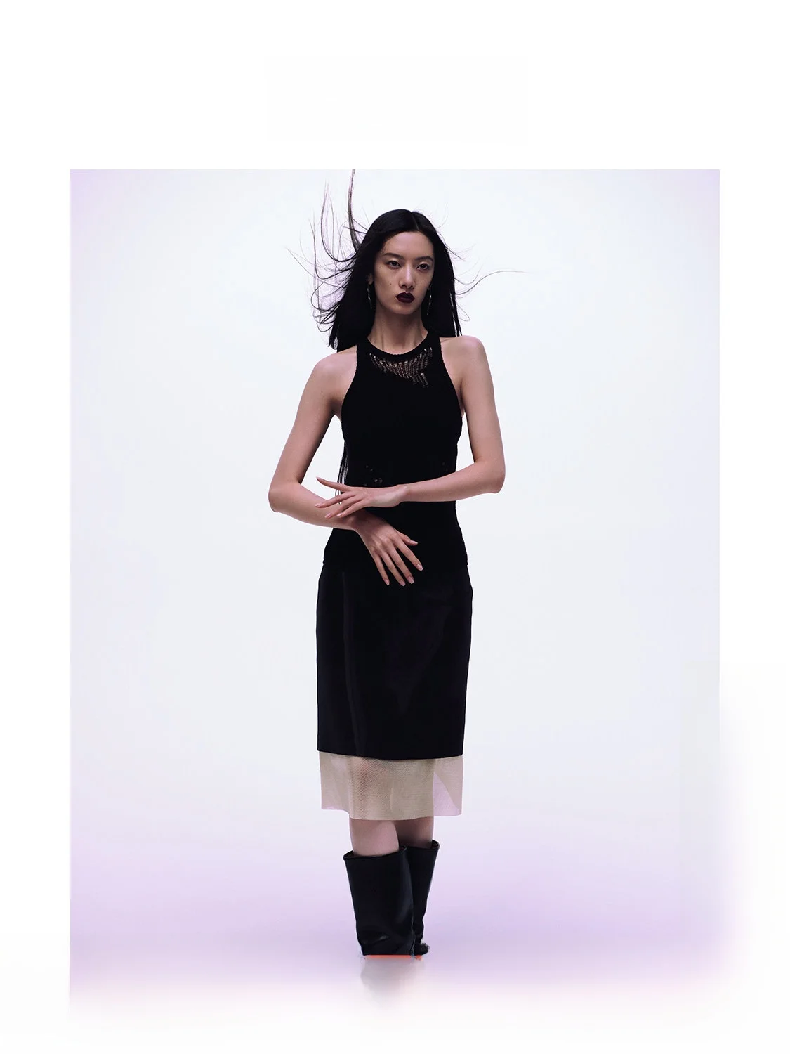 

Модное черное платье-жилет с юбкой-полусолнце, приятное к телу, повседневная женская одежда, А-силуэт, длина миди, подходит для офиса