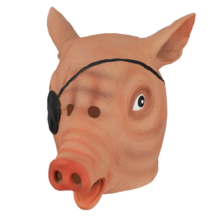 2025 Film e televisione di Halloween con la stessa testa di maiale Uomo Podrato Viso Maschera di maiale Casa stregata Camera segreta Cappuccio horror