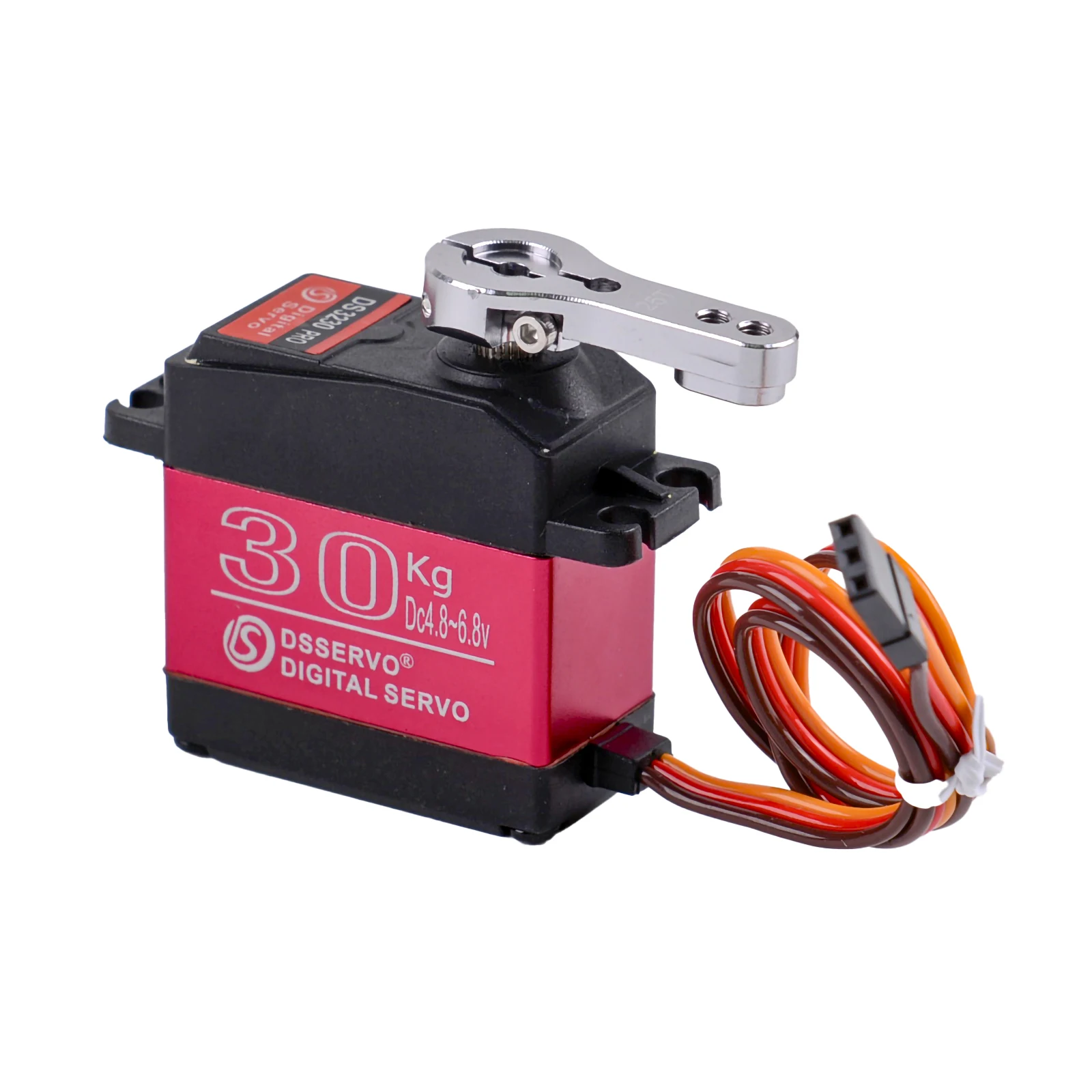 4PCS 30KG DS3230 Pro Digital Servo Motor Steel Gear Large Torque 180/270 Degree Servo DIY Parts For RC Car/Crawler/Robot Model