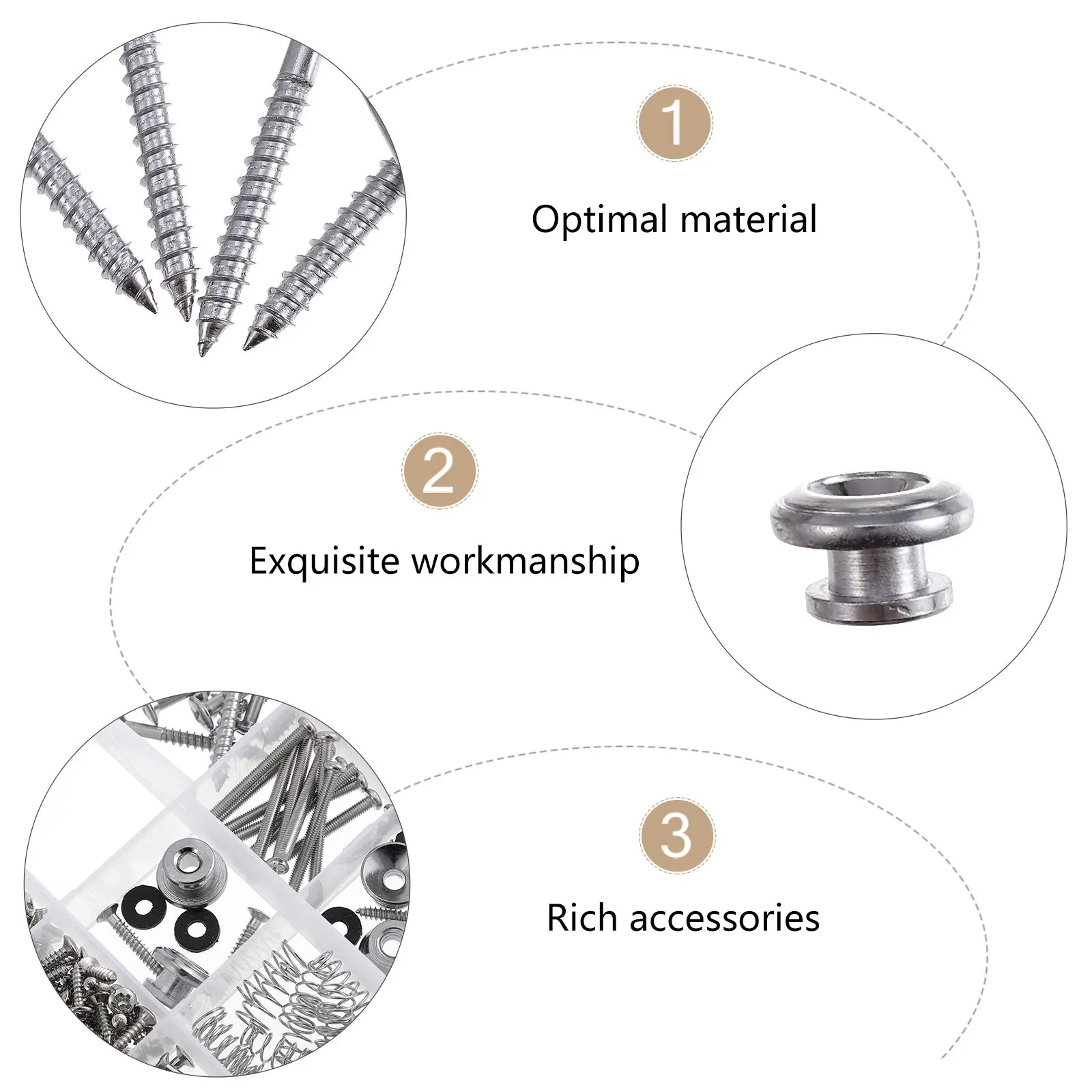 

Набор для ремонта гитары: профессиональный комплект для монтажа, аксессуары для электрогитары, пружинные кнопки для ремней, запасные части