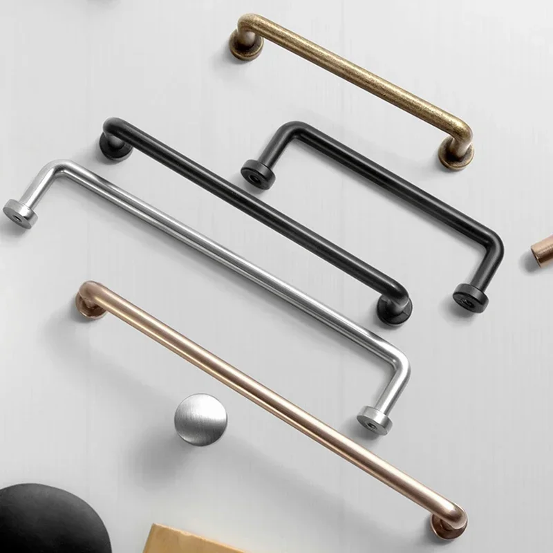 12.6''inch（320mm）Dainty Furniture Bar Pull Bronze Cabinet Handle Kitchen Handles Drawer Knobs Black Long Handle for Kitchen