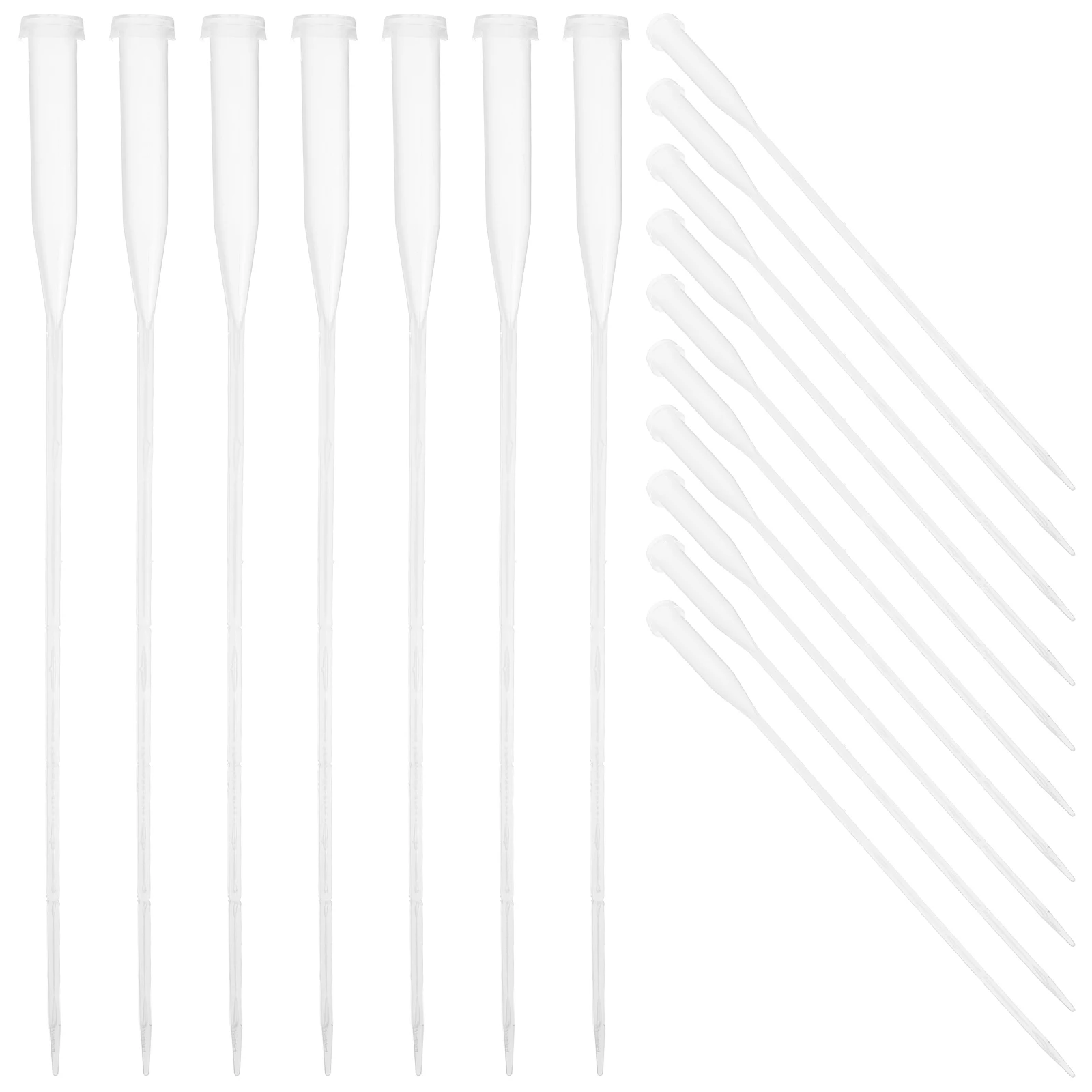 

25pcs Flower Storage Tubes Reusable Plastic Freshness Garden Hose Container Water Sticks Bulk Posy Picks Rack Holder