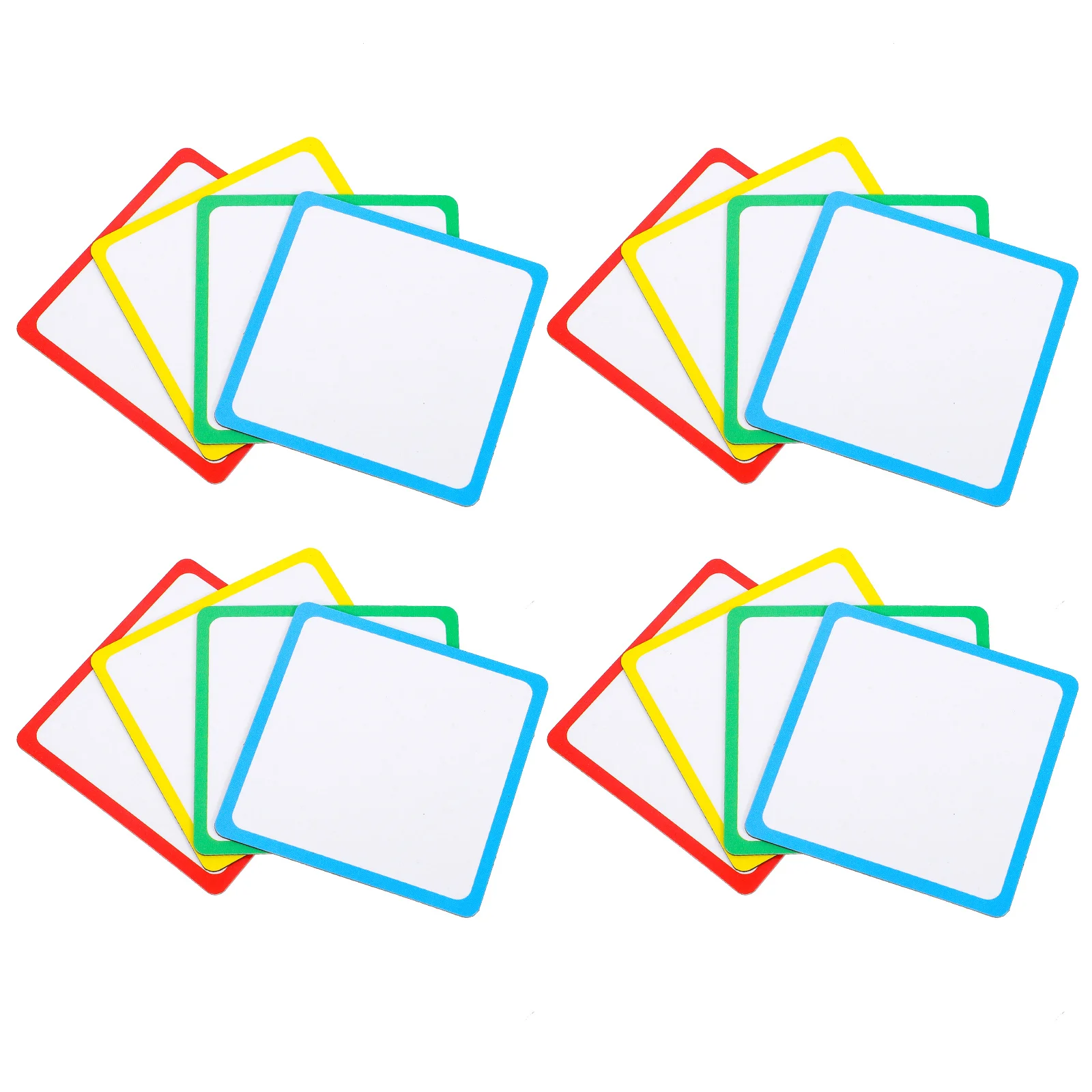 16pcs Blank Cards Dry Erase Reusable Labels For Office Classroom Refrigerator File Cabinet Shelf Organization Magnetic Dry Erase