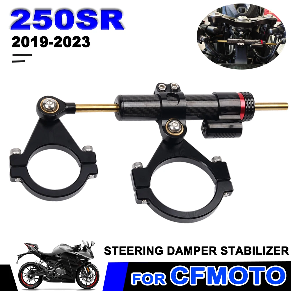 For CFMOTO 250SR 250 SR 2019 2010 2021 2022 2023 Motorcycle Accessories Stabilizer Steering Damper Mounting Bracket Support Kit