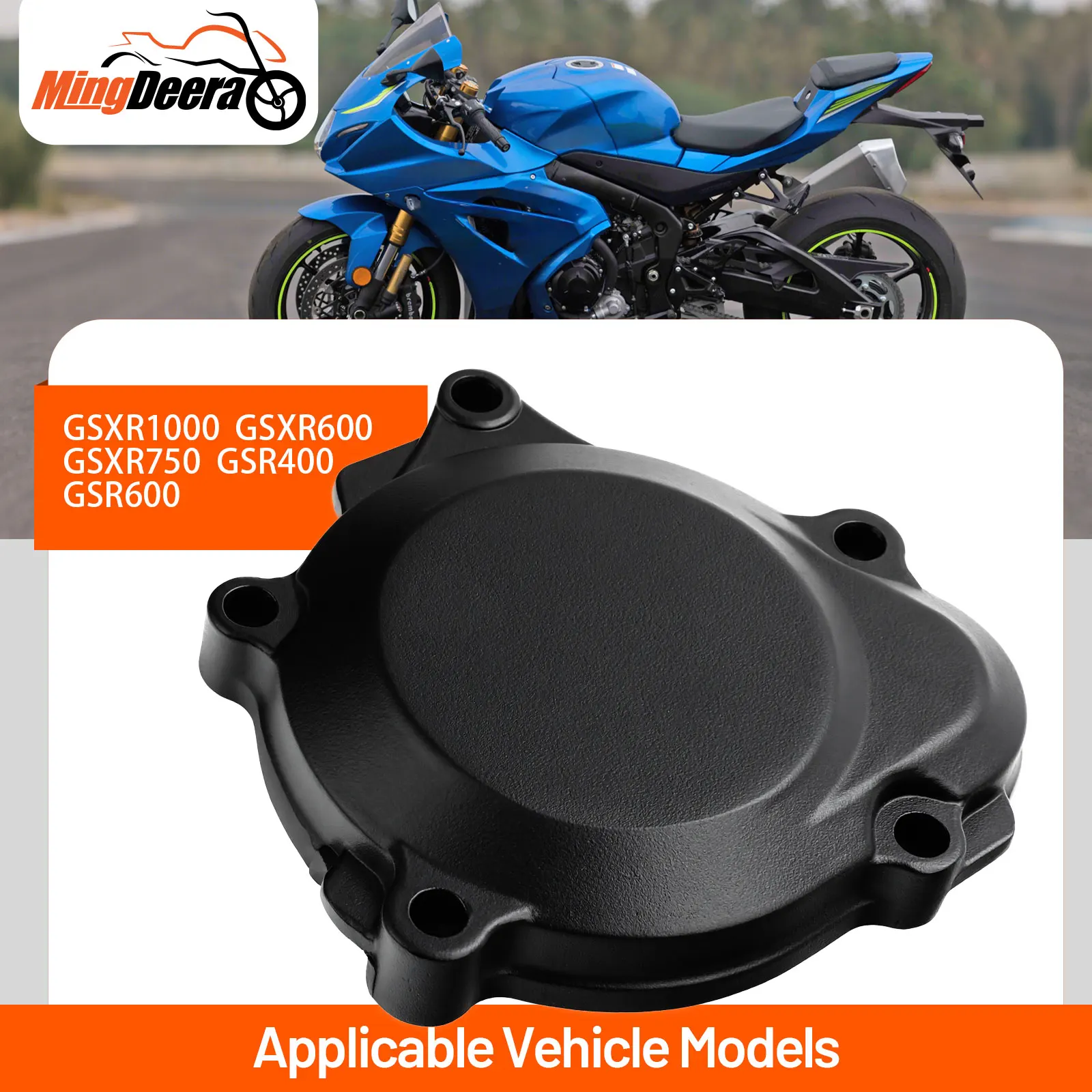 

Motorcycle Engine Stator Crankcase Gasket Right Engine Stator Cover For Suzuki GSXR1000 2001-2008 GSXR750 1997-2005