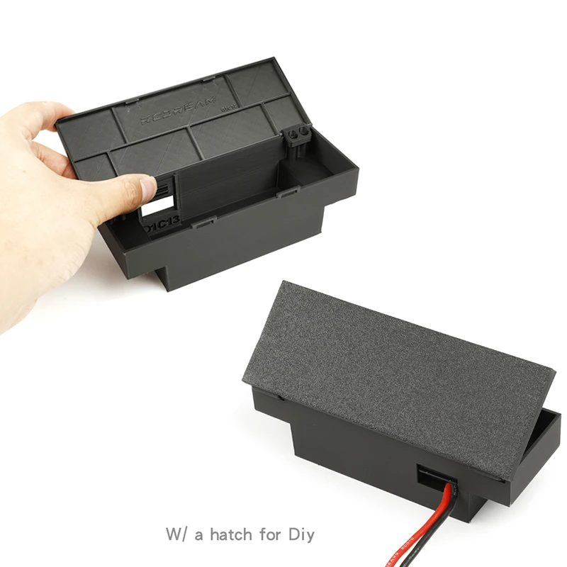 Battery Box Tool Box Roll Cage Type B for 1/10 RC Crawler Car Traxxas TRX4 Defender RD110 2-Door Pickup Truck DIY Upgrade Parts