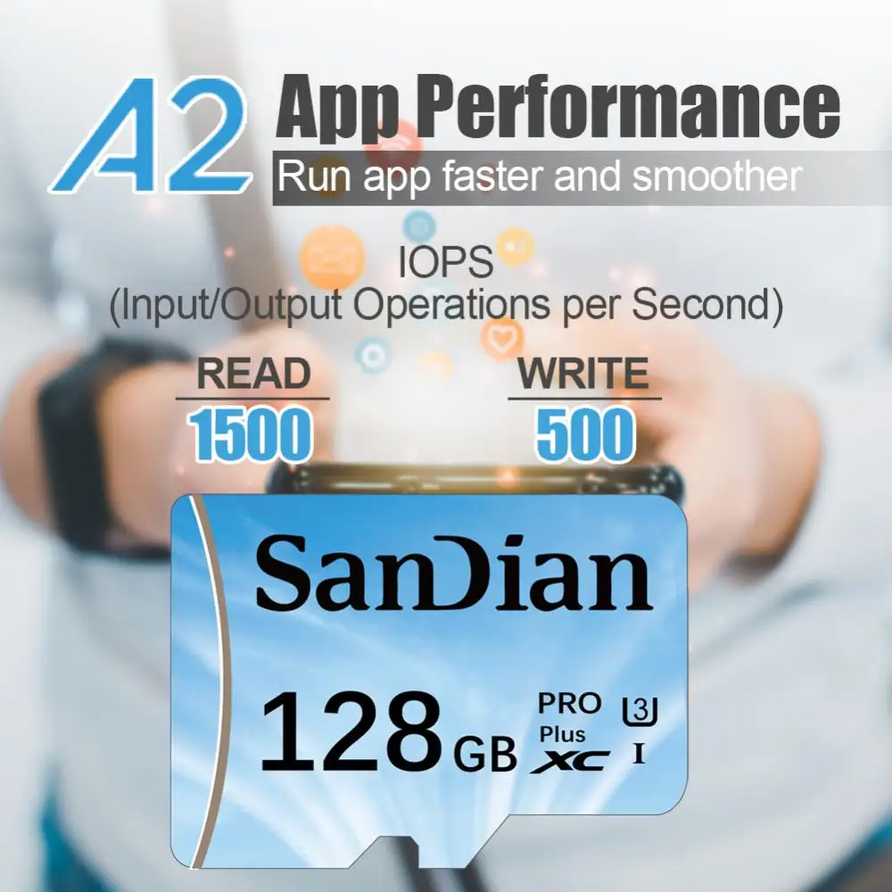 Class10 Micro Card 2T 1T High Speed Memory Card 64/128/256/512GB SD Card With Adapter For Nintendo Switch/Phone/camer