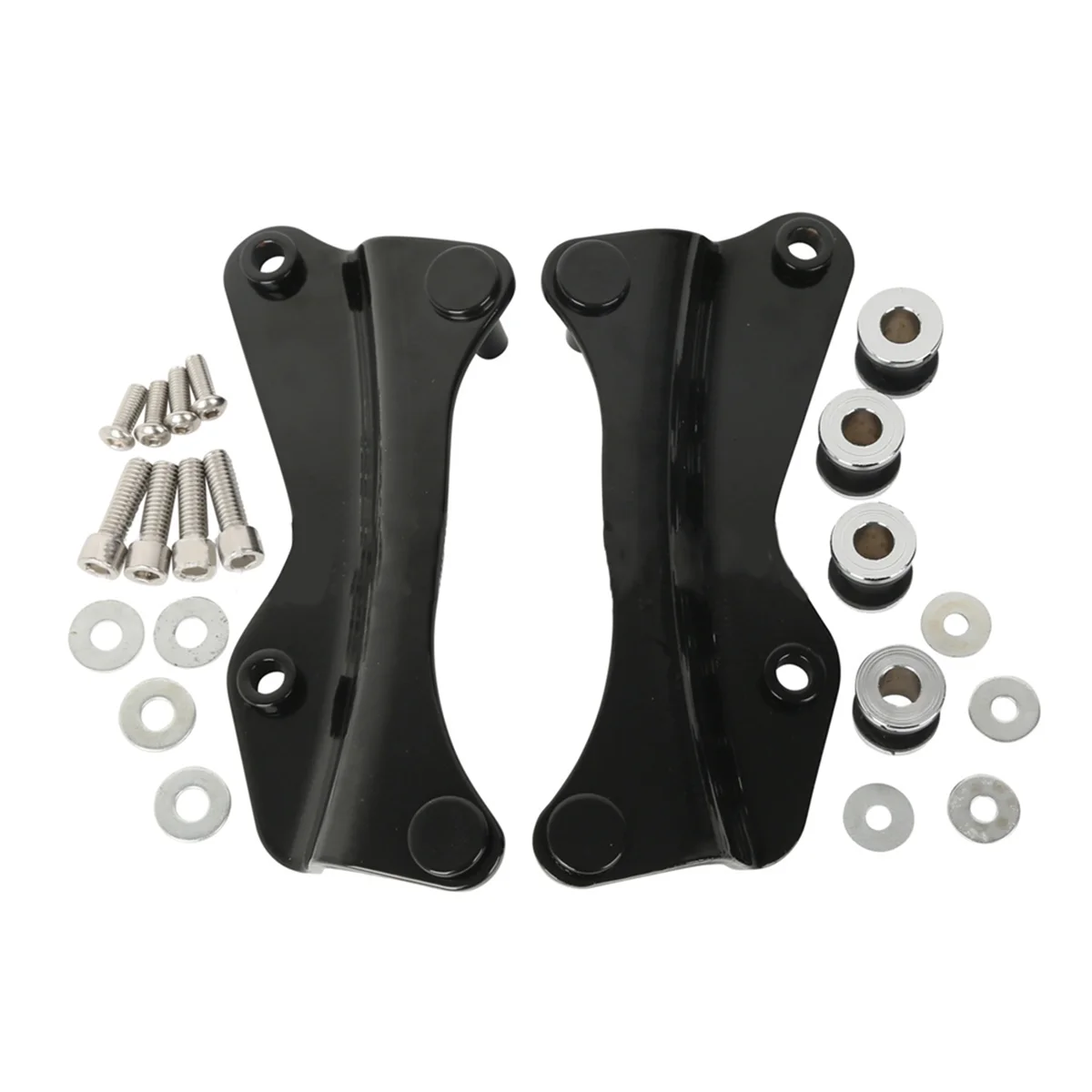 Motorcycle 4 Point Docking Hardware Kit Connection Plate for Harley Touring Road King Glide 2014-2023