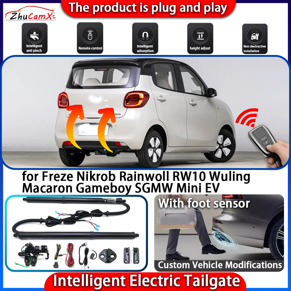 

Smart Powered Tailgate System for Freze Nikrob Rainwoll RW10 Wuling Macaron Gameboy SGMW MiniEV Automatic Intelligent Trunk Lift