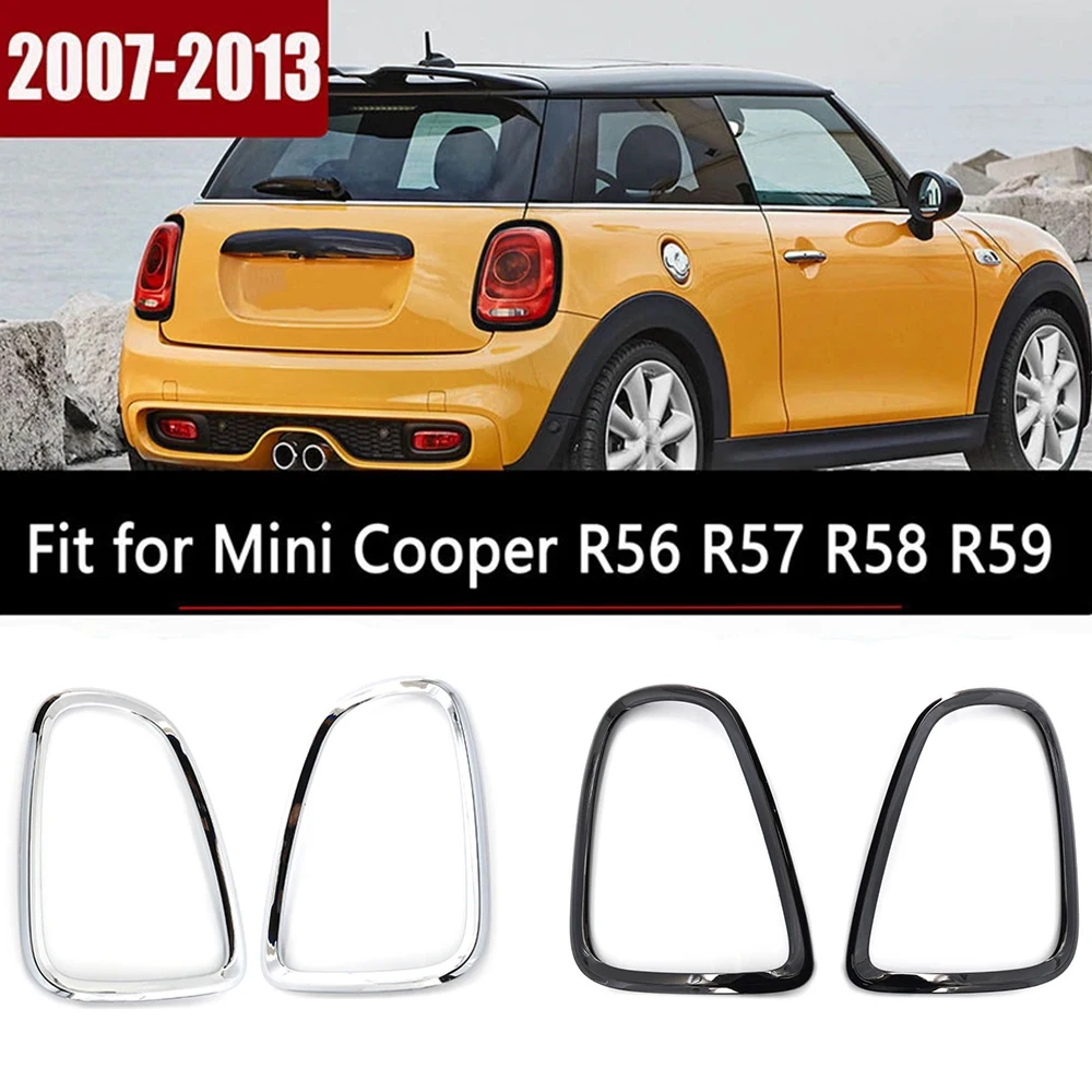 

Taillight Trim Cover Black Silver For Mini Cooper R56 R57 R58 R59 2007-2013 51132752243 51132752244 51132296297 51132296296