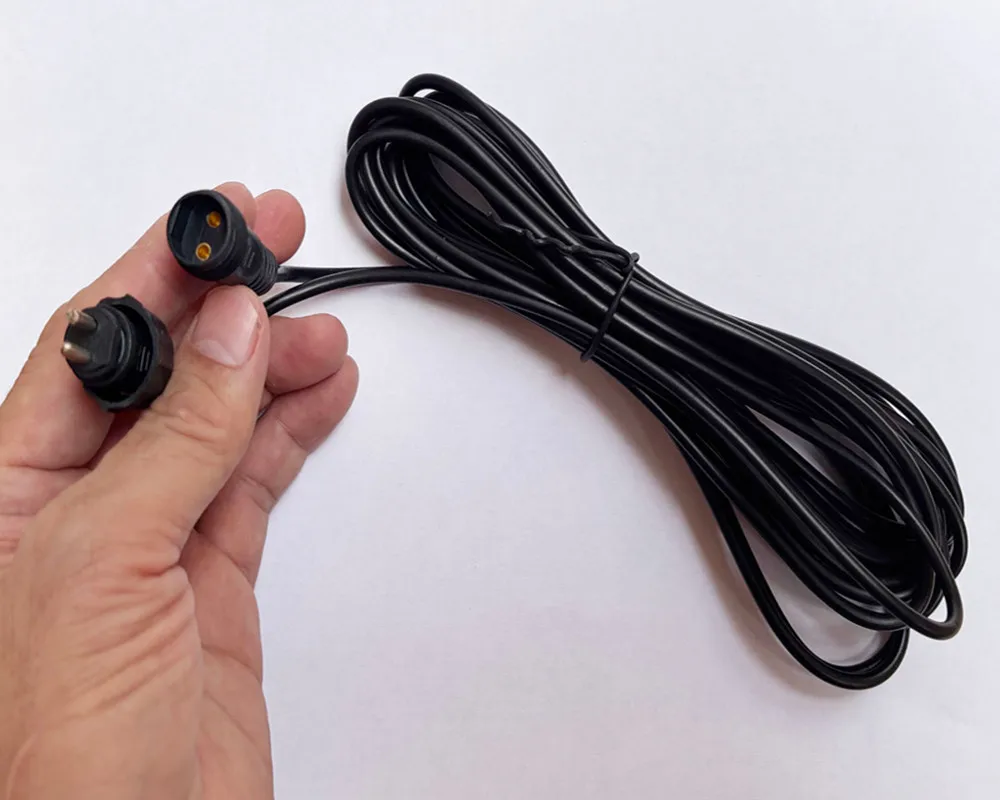 سلك تمديد إضاءة LED 12 فولت للاستخدام في البركة أو المناظر الطبيعية - 16.4 قدم | موصل ميزة التوصيل 2-Pin #2